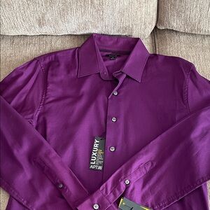 Apt. 9 Men's Rich Purple Dress Shirt